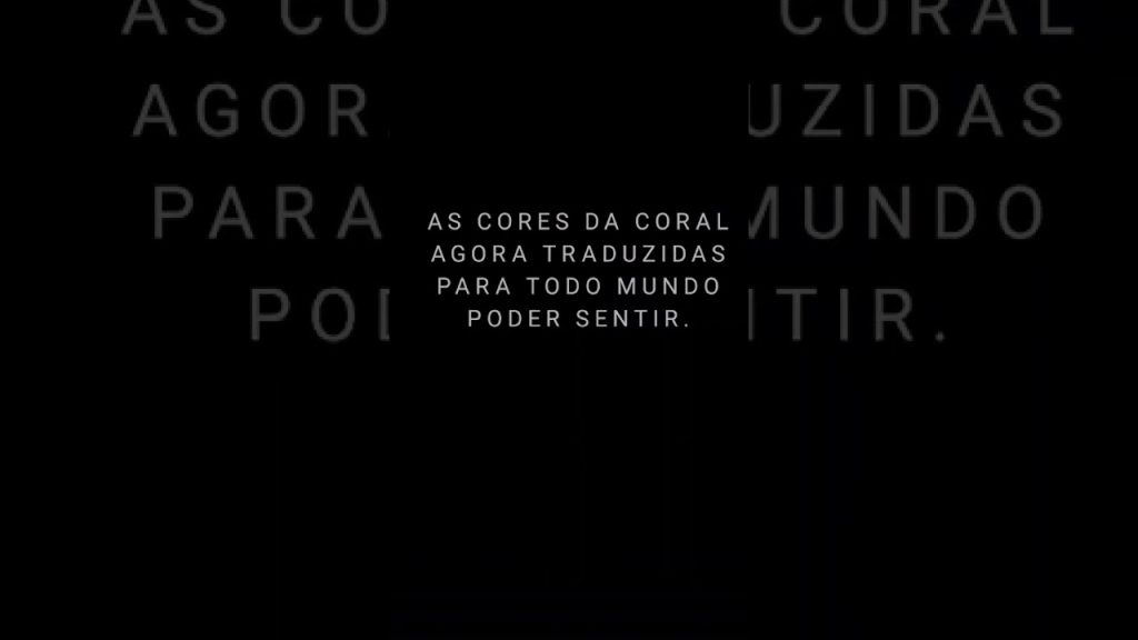 Tintas Coral – Touching Color – Cores que tocam (voz que descreve a cor)